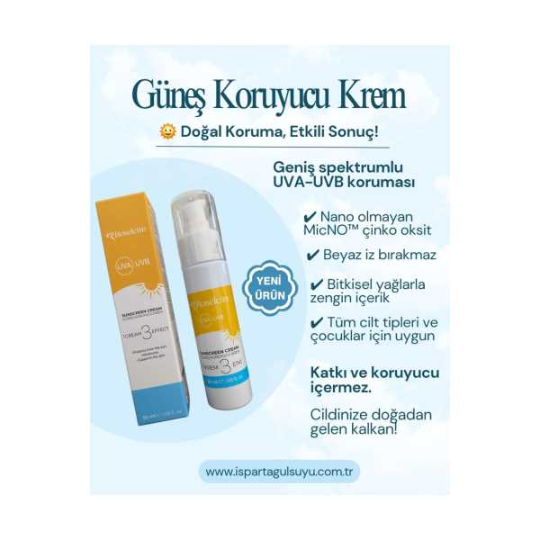 GÜNEŞ KORUYUCU KREM (MİKNO ÇİNKO)50 ML 