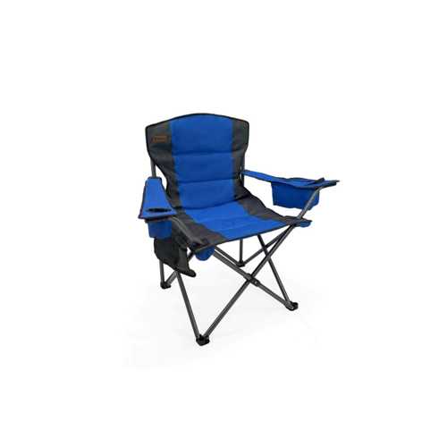 KATLANIR KAMP PIKNIK SANDALYESI - ECHO - BARDAKLIKLI - MAVI - 547287