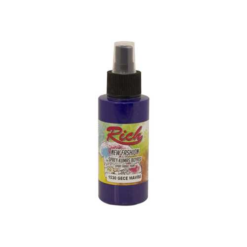 RİCH SPREY KUMAŞ BOYASI 60ML 1530 GECE MAVİ