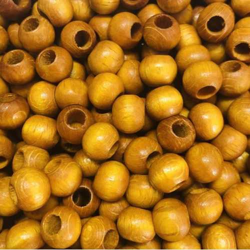 AHŞAP BONCUK RENKLİ 1KG 10MM YUVARLAK SARI