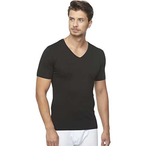 STAR 206 MODAL YARIM KOL V-YAKA T-SHİRT ATLET