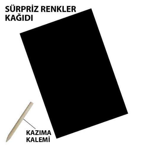 KUMTOYS SİHİRLİ RENKLER TEKLİ KAZIMA KAĞIDI