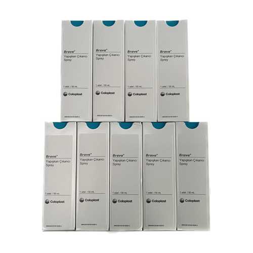 BRAVA YAPIŞKAN ÇIKARICI SPREY 50 ML X 9 ADET