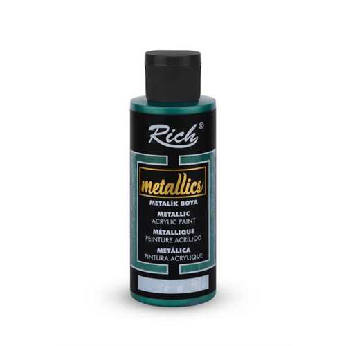 RİCH METALİK AKRİLİK 120ML 766 YAPRAK YEŞİLİ