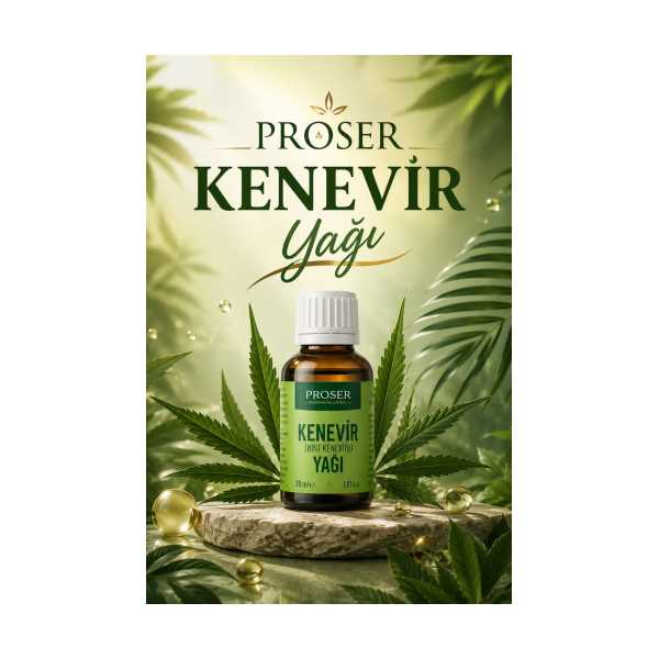 PROSER ORGANİC KENEVİR YAĞI (50ML)