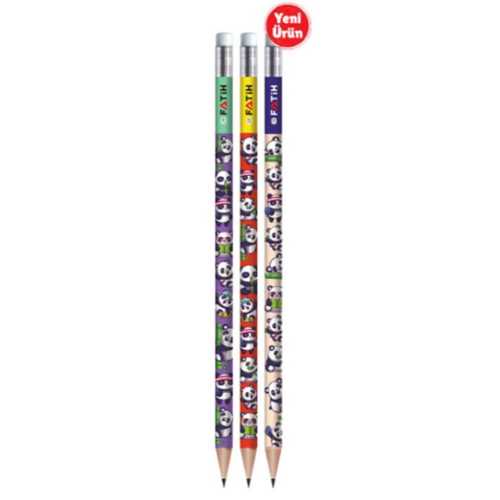 FATİH KURŞUN KALEM PANDA KİDS SİLGİLİ 17810 -72-