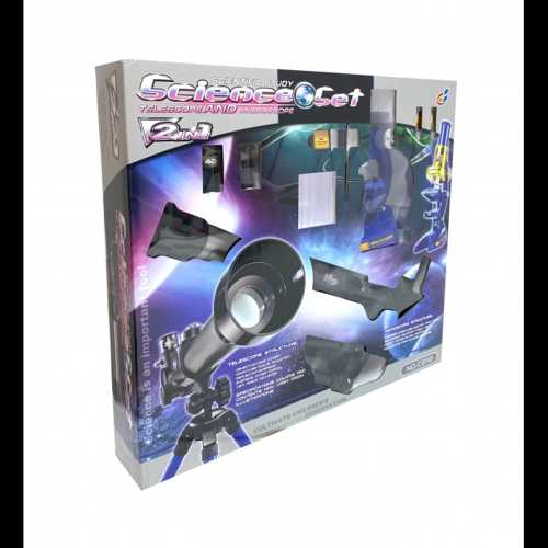CANEM KUTULU TELESKOP VE MİKROSKOP SETİ C2112