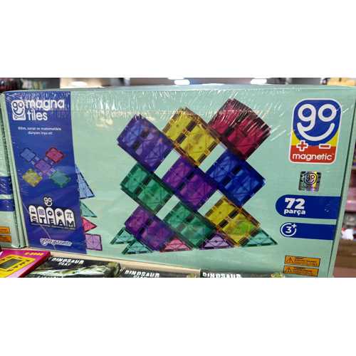 GOTOYS MAGNA-TİLES MANYETİK BLOK 72 PARÇA