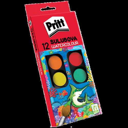 PRİTT SULU BOYA 12 RENK KÜÇÜK TABLET