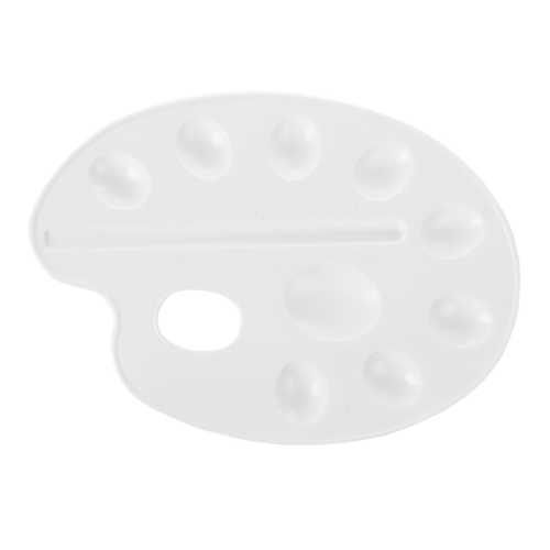 OPS RP 110B 27CM GODELİ OVAL RESİM PALETİ BEYAZ