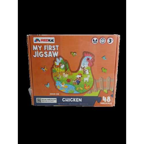 REDKA MY FİRST JİGSAW TAVUK ÇİFTLİK 48 PARÇA