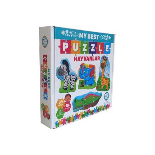 CİRCLE MY BEST PUZZLE HAYVANLAR 39 PRÇ CT026