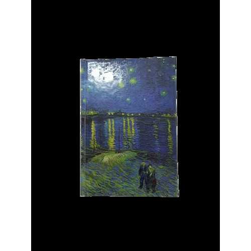 PRESTİJ S. KAPAK 14X20 LASTİKLİ DEFTER GECE