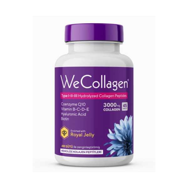 BİOMET WECOLLAGEN KOLAJEN TAKVİYE EDİCİ GIDA 45 TABLET