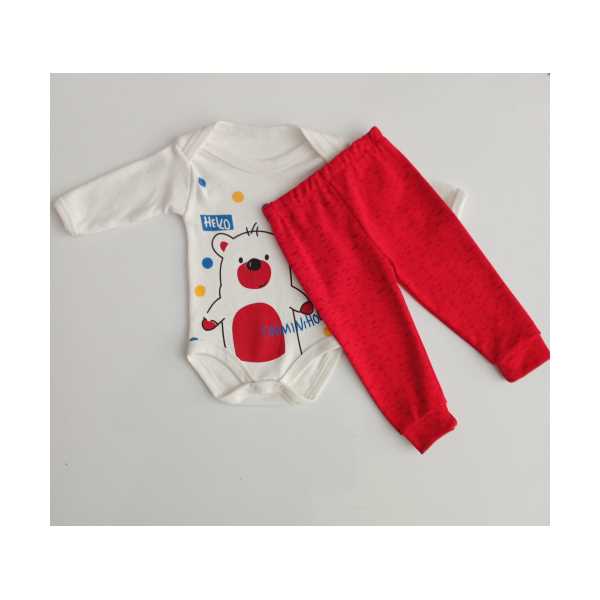BEBE TAKIM UZUN KOLLU ALT ÜST TAKIM ( UNISEX ) TUHFETOWER