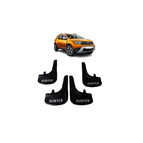 DACİA DUSTER 2017 VE SONRASI 4'LÜ TOZLUK ÇAMURLUK PAÇALIK