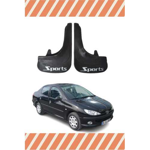 PEUGEOT 206 SD TÜM KASALAR SPORTS YAZILI 2'Lİ TOZLUK ÇAMURLUK PAÇALIK