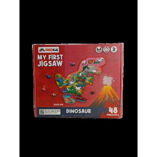 REDKA MY FİRST JİGSAW DİNOZOR 48 PARÇA