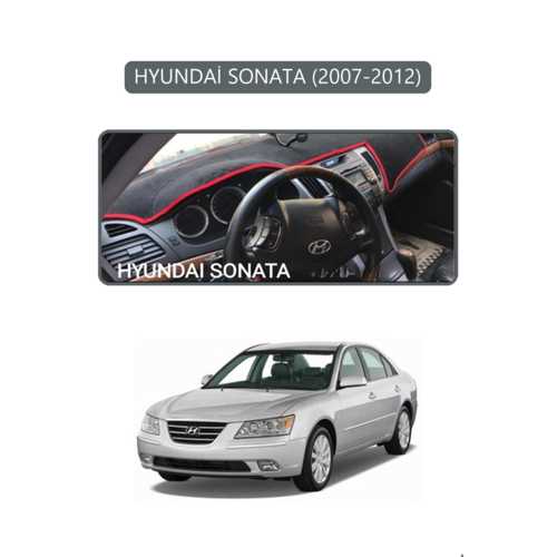 HYUNDAİ SONATA 2007-2012TORPİDO KORUMA HALISI GRİ KENAR