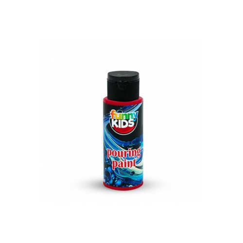 FUNNY KİDS POURING AKRİLİK BOYA 70CC KIRMIZI