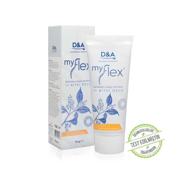 MYFLEX 17 BİTKİ ÖZLÜ RAHATLATICI MASAJ KREMİ (70G)