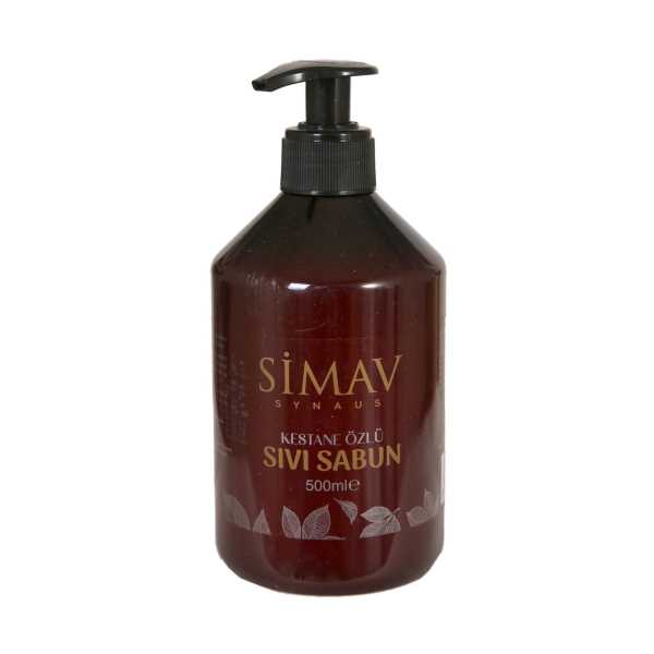 COĞRAFİ İŞARETLİ KESTANE ÖZLÜ VE TERMAL SULU SIVI SABUN - 500 ML