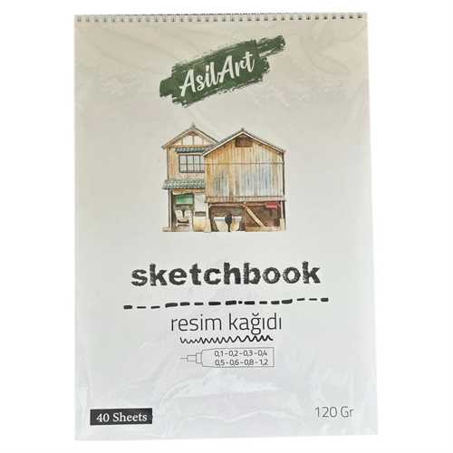 ASİLART SKETCHBOOK 120GR 25X35 RESİM KAĞIDI 40YP
