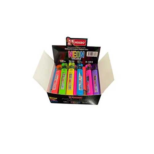 MİKRO N-120N 60MM NEON 120Lİ KURŞUN KALEM UCU 0.5M