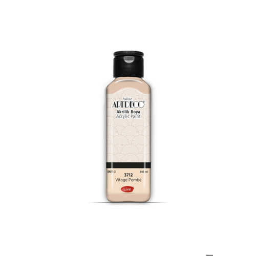 ARTDECO AKRİLİK BOYA 140ML 3712 VİNTAGE PEMBE