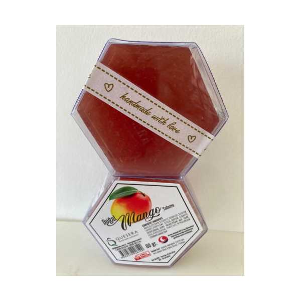 DOĞAL MANGO SABUNU EL YAPIMI DOĞALA ÖZDEŞ 80 GRAM.