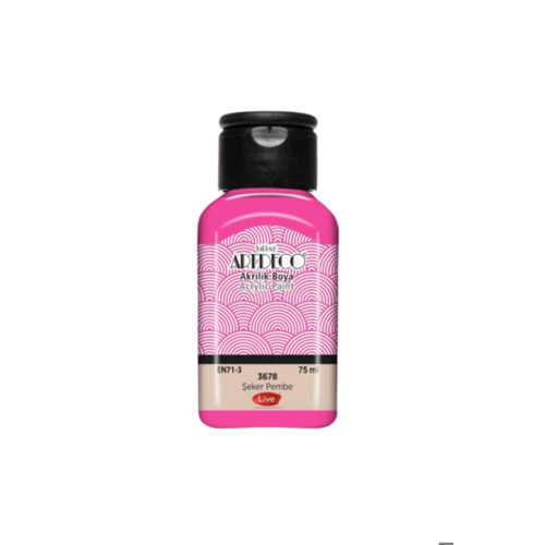 ARTDECO AKRİLİK BOYA 75ML ŞEKER PEMBE 3678