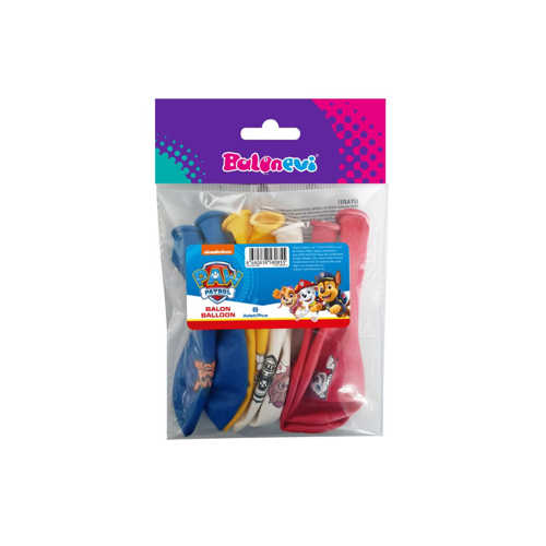 BALONEVİ BALON PAW PATROL 12" 8Lİ 0855