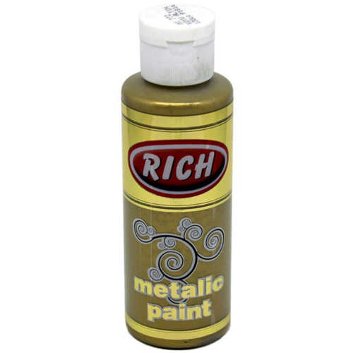 RİCH METALİK AKRİLİK 120ML 772 KOYU ALTIN