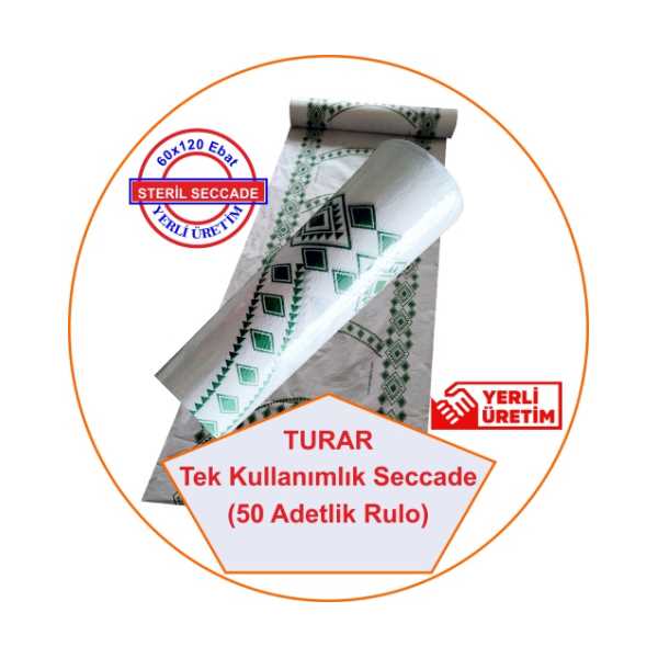 TEK KULLANIMLIK SECCADE (50 ADETLİK RULO)