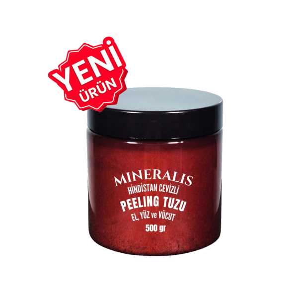 MİNERALİS 84 MİNERALLİ PEELİNG TUZU -  DOĞAL YAĞLAR VE ÖZLER İÇEREN PEELİNG TUZU 500 GR