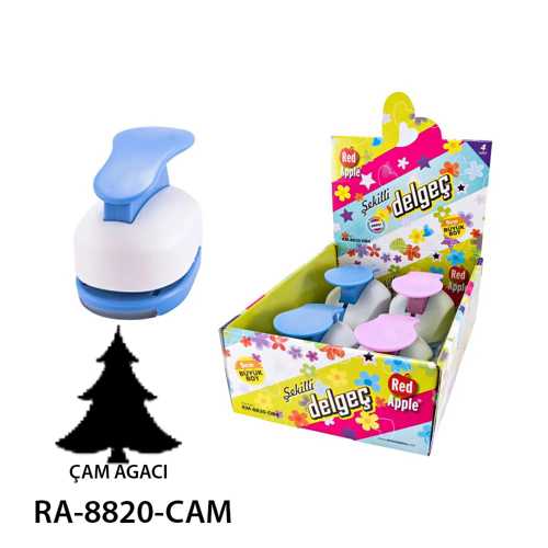 RED APPLE ŞEKİLLİ DELGEÇ 5CM ÇAM