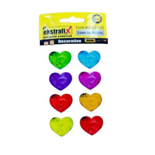 EKSTRAFİX (DL-005) 80X120MM DEKORATİF ETİKET Q