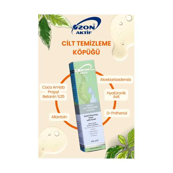 OZON AKTİF FIRÇALI CİLT TEMİZLEME KÖPÜĞÜ