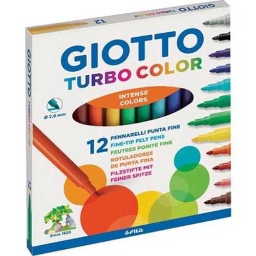 GİOTTO KEÇELİ BOYA KALEMİ 12 RENK 416000