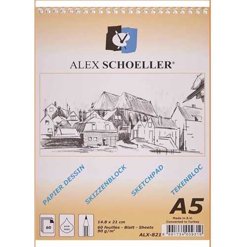 ALEX ESKİZ ÇİZİM BLOK SPR A5 90GR 60YP