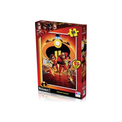 KS PUZZLE-1 INCREDIBLES2 100 PRÇ INC714