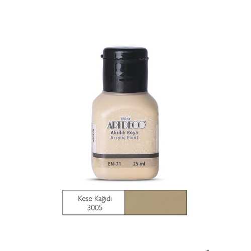ARTDECO AKRİLİK BOYA 25ML 3005 KESE KAĞIDI
