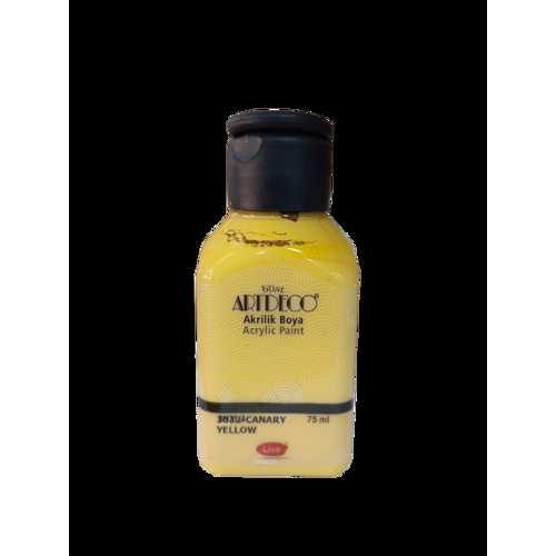 ARTDECO AKRİLİK BOYA 75ML KANARYA SARISI 3032