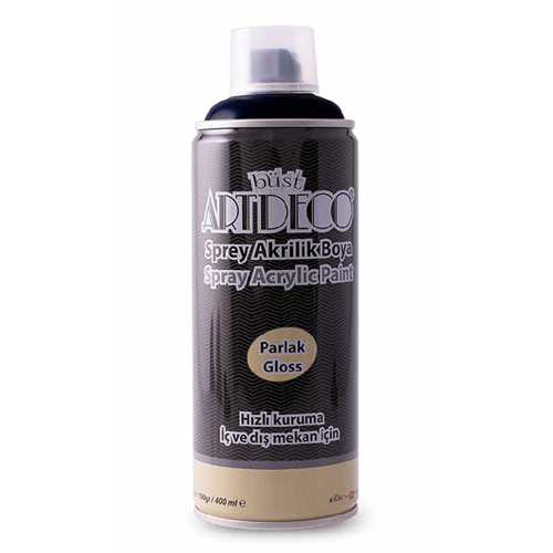ARTDECO AKRİLİK SPREY BOYA 400ML SİYAH 790