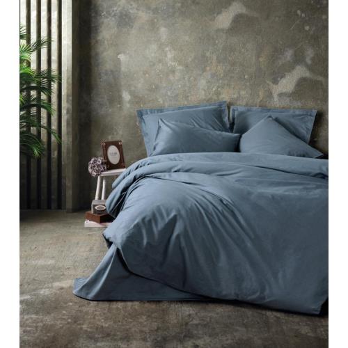 COTTON BOX PLAIN ANTRASIT TEK KIŞILIK RANFORCE NEVRESIM TAKIMI