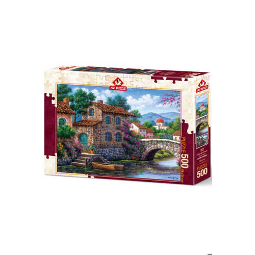 ART PUZZLE 500 PRÇ ÇİÇEKLİ KANAL