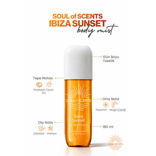 IBİZA SUNSET GOURMAND & POWDERY BODY MİST