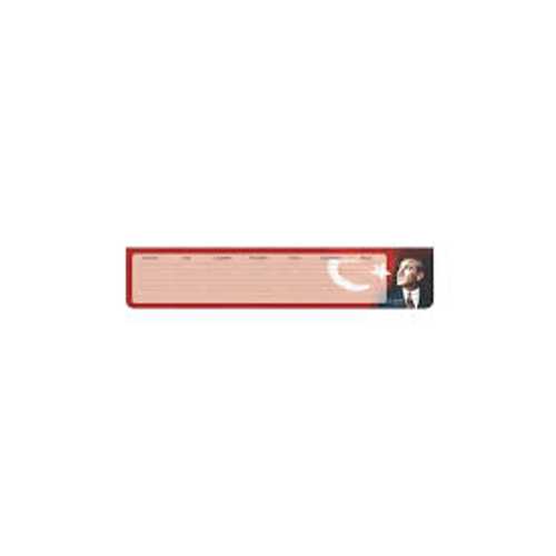 KESKİN COLOR ATATÜRK KLAVYE ÖNÜ HAFTALIK BLOK
