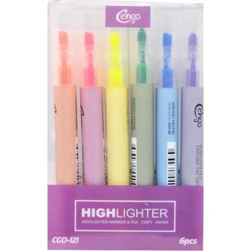 CENGO FOSFORLU KALEM PASTEL KALEM TİPİ 6 LI 121
