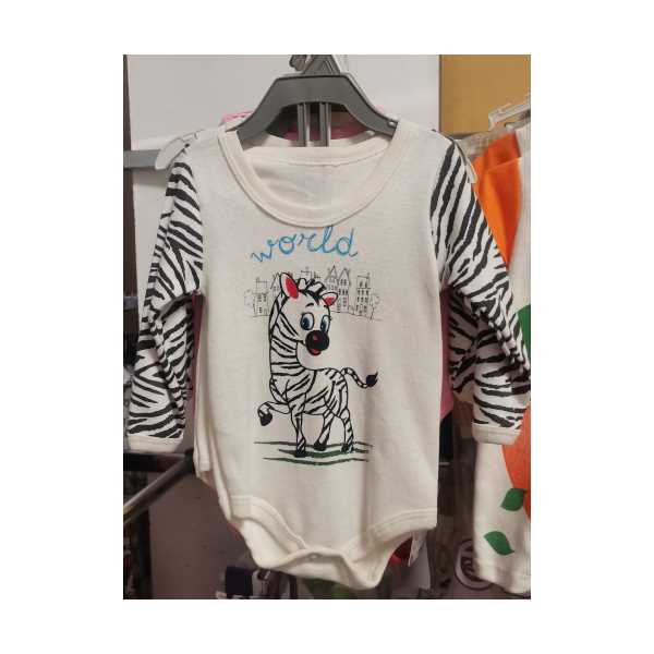 ZEBRA BASKILI UZUN KOLLU TULUM BEBEK ZIBIN TUHFETOWER